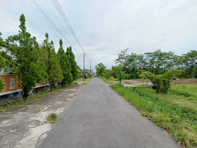 Dekat Pasar Godean, Tanah Jogja 3 Jt-an SHM View Sawah Asri