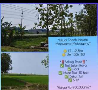 Di Jual Tanah Industri
Mojowarno-Mojoagung