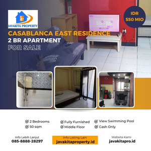 Dijual 2BR Casablanca East Residence Furnished