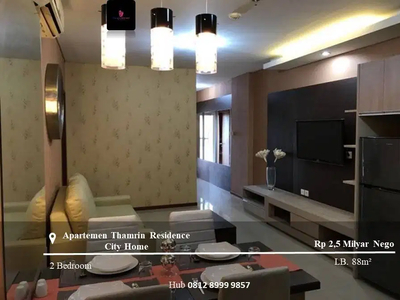 Dijual Apartement Thamrin Residence City Home Low Floor 2BR Furnished