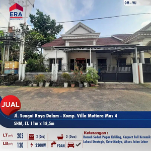 Dijual cepat 1 unit rumah di serdam kodya - type 130