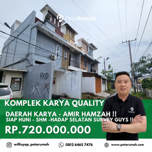 Dijual Cepat Komplek Karya Quality Townhouse