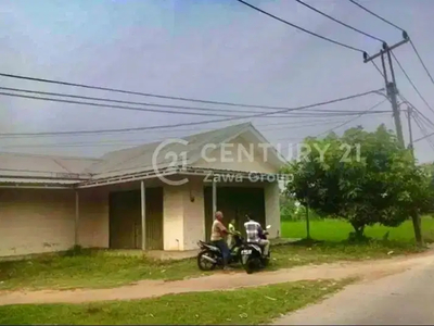 dijual lahan strategis ada rumah dan kios serta sawah di tangerang