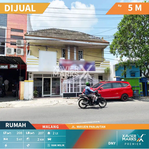 Dijual Rumah 0 Jalan Raya Di Jl Mayjen Panjaitan Malang