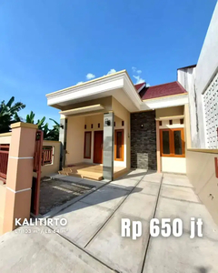 Dijual Rumah Baru di Kalitirto dekat Jalan Berbah Kalasan