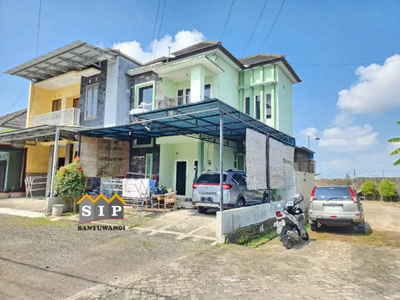 Dijual Rumah Hook Lantai 2 di Perum Madania Residence Genteng bwi