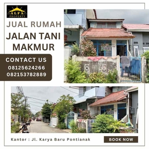 Dijual Rumah Jalan Tani Makmur Gg Sambas Kota Pontianak
