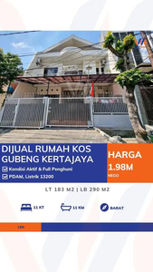 Dijual Rumah Kos di Gubeng Kertajaya