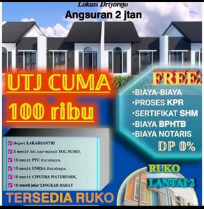 Dijual Rumah Minimalis lokasi Driyorejo Gresik