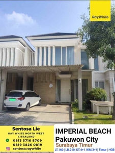 Dijual Rumah Pakuwon City Imperial Beach Surabaya Timur Semi Furnish