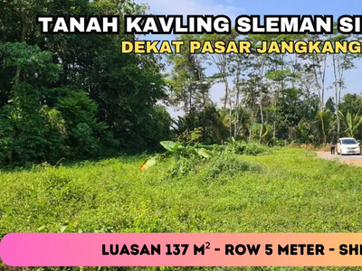 Dijual tanah Jogja Pekarangan dekat UII&Pasar Jangkang SIAP BALIK NAMA