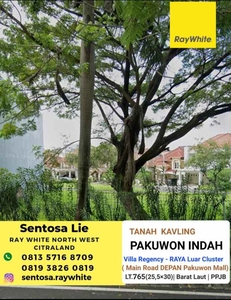 Dijual Tanah Pakuwon Indah Villa Regensi Surabaya Nol Raya Kembar