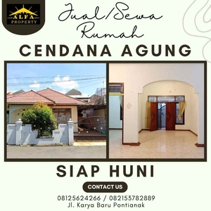 Dijualdisewakan Rumah Serdam Cendana Agung Kota Pontianak