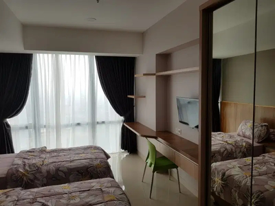 DISEWA CEPAT SRUDIO TWIN BED BISA SHARING APARTEMEN U RESIDENCE