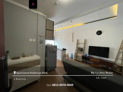 Disewakan Apartement Sudirman Park 2BR Full Furnished Lantai Tinggi