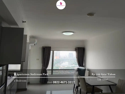 Disewakan Apartement Sudirman Park 2BR Full Furnished View Selatan