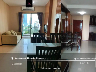 Disewakan Apartement Thamrin Residence Low Floor 2BR Full Furnished