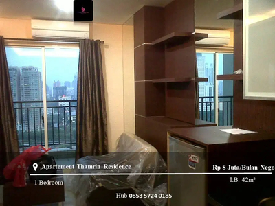 Disewakan Apartement Thamrin Residence Middle Floor 1BR Full Furnished