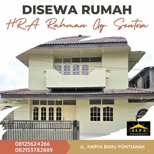 Disewakan Rumah Jalan H Rais A Rahman Gg Sentosa Kota Pontianak