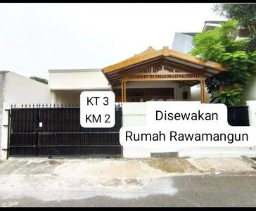 Disewakan Rumah Luas di Rawamangun Puloasem Siap Huni