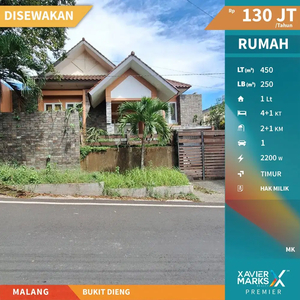 Disewakan rumah Minimalis Modern bukit dieng Malang