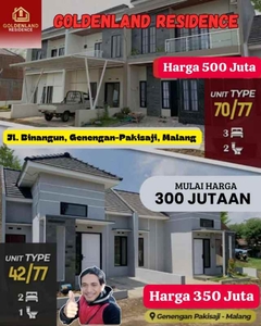 Goldenland Residence Pakisaji Malang Jawa Timur