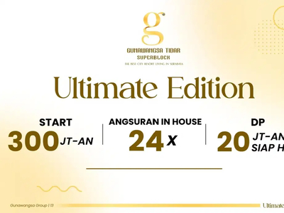 Gunawangsa Tidar Ultimate 1BR Furnish Komplit Mulai 300 Juta'an Saja