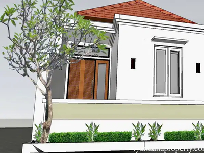 ID:F-561 Dijual Rumah Indent Murah Gunung Agung Denpasar Bali