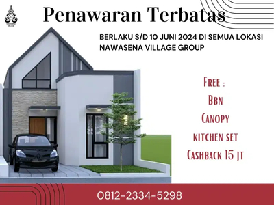 JUAL CLUSTER MURAH DEKAT RSUD SUKOHARJO RUMAH ASRI TORIYO SKH