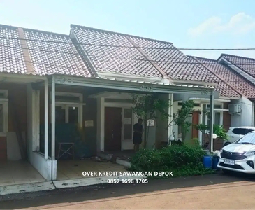 jual over kredit rumah sawangan depok pinggir jalan raya DP83jt