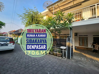 Jual Rumah 4 kamar Sidakarya Sesetan Denpasar selatan Bali