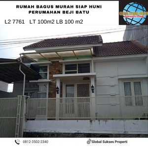 jual rumah bagus murah di perumahan Beji batu