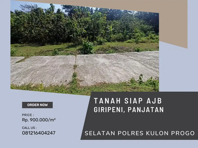 Murah Siap Transaksi Tanah dekat Samsat Wates Kulon Progo