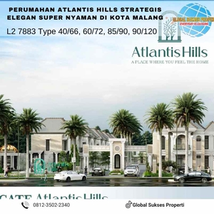Promo Rumah Modern Atlantis Hill Nyaman Strategis Area Kampus Malang