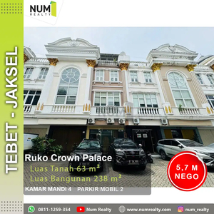 Ruko Crown Palace Jl Dr Soepomo Tebet Jakarta Selatan