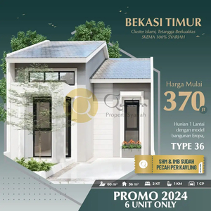 RUMAH 1 LANTAI 300 JUTAAN DI DALAM KOMPLEK BEKASI TIMUR REGENCY