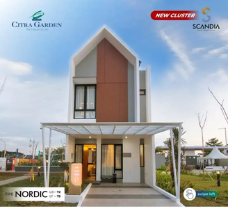 Rumah 2 lantai Citra Garden Gowa type 72/75