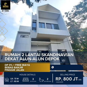 RUMAH 2 LANTAI DEKAT ALUN 2 DEPOK