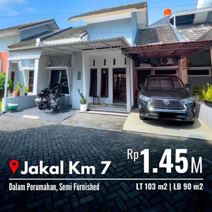 Rumah 2 Lantai Siap Huni Dalam Perumahan Jl Kaliurang Km 7
