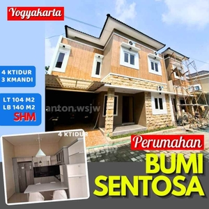 Rumah Baru Jogja 2 Lantai Full Furnished Jl Kaliurang Km 13 Lt 104 M2