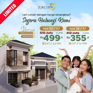 RUMAH CLUSTER BARU HARGA PROMO DEKAT BPK BANYUMANIK