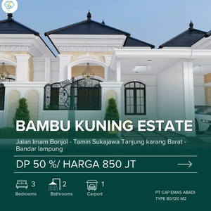 RUMAH DEKAT PASAR THAMIN BANDAR LAMPUNG BONUS PAGAR BESI