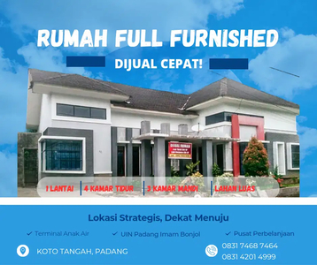 Rumah Full Furnished area Kota Padang