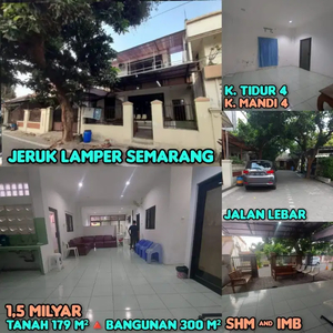 rumah jl jeruk Lamper Semarang Selatan 2 menit pusat Kota