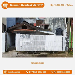 Rumah Kontrak Sewa BTP Blok J 623