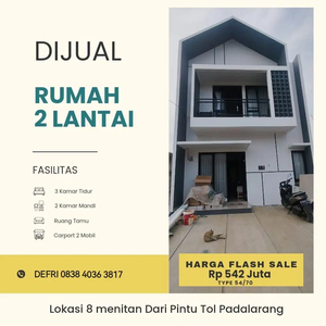 Rumah Murah Padalarang Bandung Barat Dkt Stasiun Whoosh Perumahan