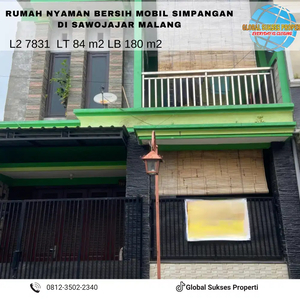 Rumah Siap Huni 2 Lantai Nyaman Bersih Depan Mobil Simpangan Di Malang