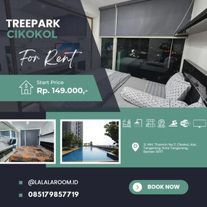 Sewa Apartemen Harian Bulanan Treepark City Cikokol Kota Tangerang
