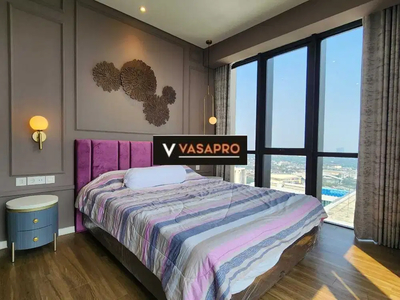 Sewa Apartment Yukata Suites 2 BR Full Furnished Hook View City Alsut
