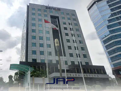 Sewa Kantor Graha Aktiva Luas 270 M2 Bare Kuningan Jakarta Selatan